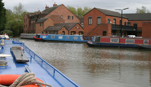 Worcester Marina in Worcestershire.